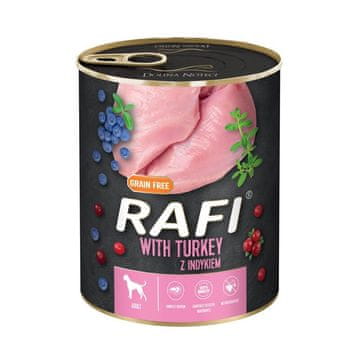 dnt DOLINA NOTECI Rafi - mokra hrana za pse s puretinom, 800g