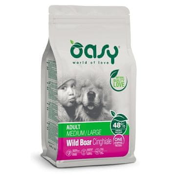 Oasy OASY One animal protein Srednji & Veliki Divlja svinja Mono - suha hrana - 10kg