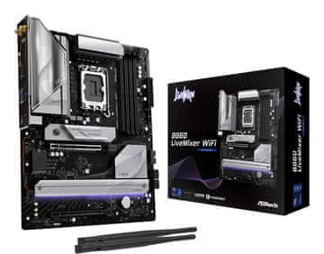 Asr Asrock B860 LiveMixer WiFi matična ploča Intel B860 LGA 1851 ATX