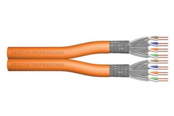 Digitus Digitus CAT 7 S/FTP podatkovni kabel - instalacijski kabel, 100 m, narančasti