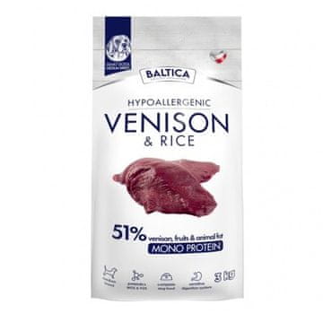slomart BA5 Nutraceutic Hipoalergenski Srednje pasmine Divljač s rižom - suha hrana za pse - 3kg