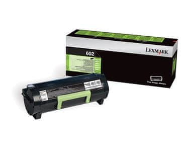 LEX Lexmark 602 toner, original, crni, 2500 stranica