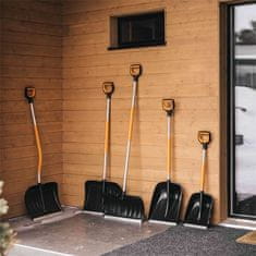 Fiskars Fiskars 1057179 lopata za snijeg, metalna, crna/narančasta