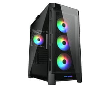 Cougar COUGAR Duoface Pro ARGB Midi Tower kućište, Crno