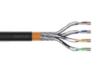 Digitus Digitus DK-1533-100 mrežni kabel Cat.7 S/FTP, 100 m, PE, crni