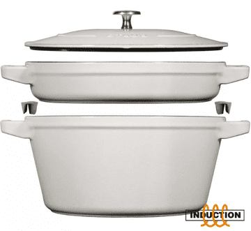 Staub Staub La Cocotte posuda za pečenje od lijevanog željeza, okrugla