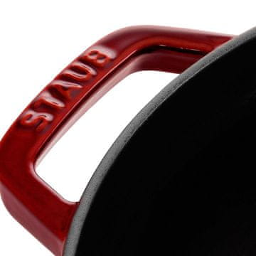 Staub STAUB Gusseisen Cocotte 28cm, 6,7L, okrugli lonac s poklopcem, crveni