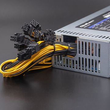 Qoltec Qoltec 50349 napajanje 1800W PCI-E, 80 Plus Platinum, sivo