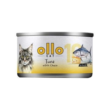 CAT OLLO Cat nr 10 mokra hrana - Tuna & Sir u povrtnoj bazi, 70g