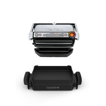 slomart Tefal OptiGrill+ GC714D Električni roštilj, 600 cm²