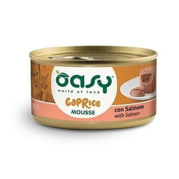 Oasy OASY Caprice Mousse mokra hrana za odrasle mačke - losos - 85g