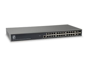 Level One LevelOne TURING GSW-2670 L3 Lite upravljivi Gigabitni switch 26-portni, 2 x SFP/RJ45 Combo