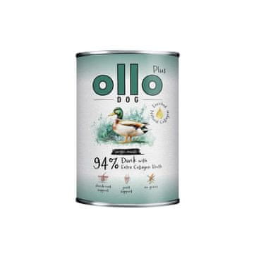 PLUS OLLO Plus Collagen Mono patka za pse, mokra hrana, 800g