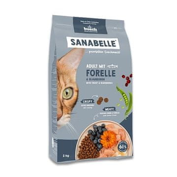 Bosch BOSCH Sanabelle Life Adult pastrva s borovnicama 8 kg