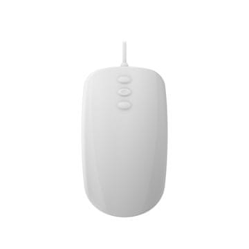 slomart Medicinski miš Contour Design Active Key Contour QuickClean IP68, 5 tipki, žični, bijeli