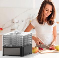 Black+Decker Dehidrator voća, gljiva i povrća BDE BXDE401E - srebrni