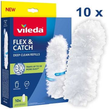 Vileda Flex&Catch zamjenske trake za lopaticu, 10 komada, bijele