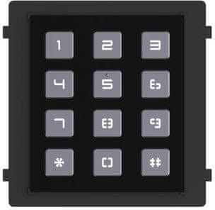 slomart Hikvision DS-KD-KP/Black modul tipkovnice za portafon, crni