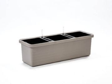 Urbalive URBALIVE BERBERIS TRIO samozalijevajuća sadilica 117 x 39 cm, svijetlo siva