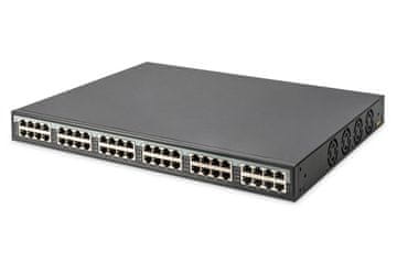 Digitus Digitus 24-portni 10G Ethernet PoE+ injektor, 370W
