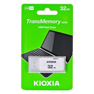 KIOXIA Kioxia TransMemory U202 32 GB USB 2.0 flash drive, bijela