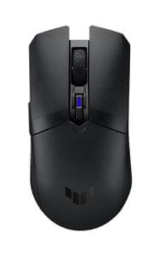 slomart ASUS TUF Gaming M4 Wireless miš, crna, RF Wireless + Bluetooth, 12000 DPI