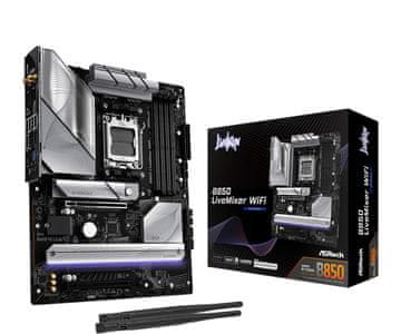 ASRock ASRock B850 LiveMixer WiFi matična ploča AM5 ATX