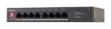 Dahua Dahua SF1008LP Unmanaged L2 Gigabit PoE Switch, Crni