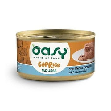 Oasy OASY Caprice Mousse mokra hrana za odrasle mačke - oceanska riba - 85g