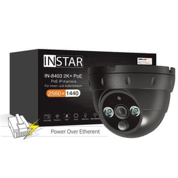 slomart INSTAR IN-8403 2K+ PoE IP kamera, crna