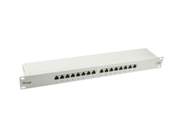 Equip Equip 327316 Premium 16-Port Cat.5e Patch Panel, svijetlo siva