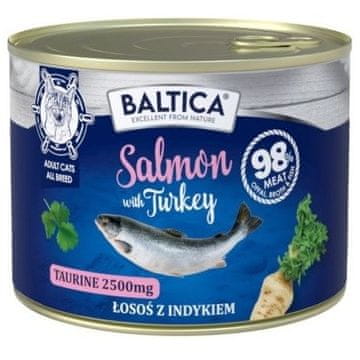 EXCELLENT BALTICA Excellent mokra hrana za mačke Losos s puretinom - 185g