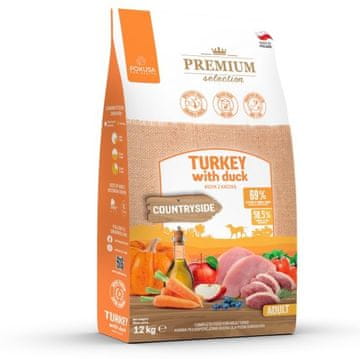 Pokusa POKUSA Premium Selection Adult puretina s pačetinom - suha hrana za pse - 12kg