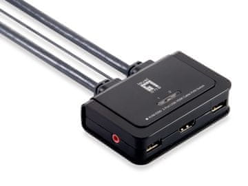 Level One LevelOne 2-portni USB HDMI KVM prekidač, KVM-0102
