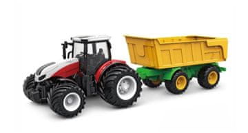 slomart Amewi Toy Traktor s prikolicom RC, električni motor, 1:24