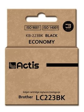 ACS Actis KB-223BK tinta (zamjenska za Brother LC223BK; Standard; 16 ml; crna)