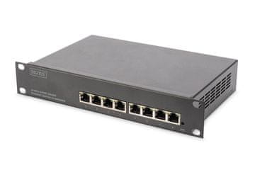 Digitus Digitus DN-10049 mrežni prekidač 8-Port Gigabit L2+ Managed, crni