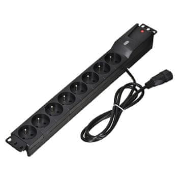 slomart LESTAR LZRM 810 BW G-A produžni kabel, 1.5m, crni