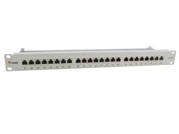 Equip Equip 24-Port Cat.6A Patch Panel, za montažu u ormar, siva