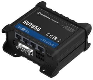 Teltonika Teltonika RUT956 industrijski usmjerivač (router) crni, DIN-rail montaža
