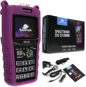 slomart Spacetronik STC-23 VF6800 Mjerač satelitskog signala, DVB-S2+T2/C