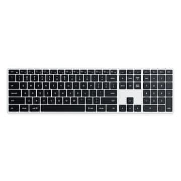 slomart Satechi Slim X3 tipkovnica Bluetooth s numeričkom tipkovnicom, srebrna/crna