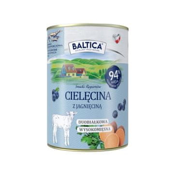 slomart BALTICA Smaki regionów Teletina s janjetinom - mokra hrana za pse - 400g