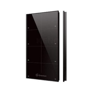 TOUCH Grenton Touch Panel, 8 dodirnih polja, TF-Bus, crno staklo