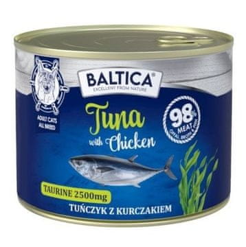 EXCELLENT BALTICA Excellent Tuna s piletinom, mokra hrana za mačke, 185g