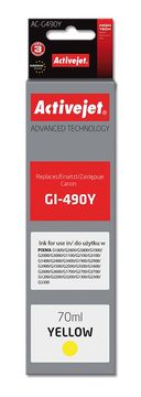 ActiveJet Activejet AC-G490Y boca tinte za Canon GI-490Y, žuta, 70 ml