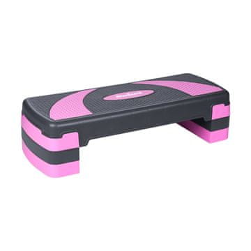 Rebel REBEL ACTIVE Aerobik step, 3 razine, sivo-ljubičasta