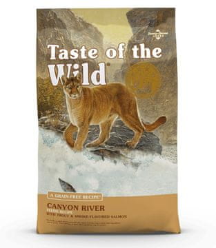 slomart TASTE OF THE WILD Canyon River - Suha hrana za mačke - 2 kg