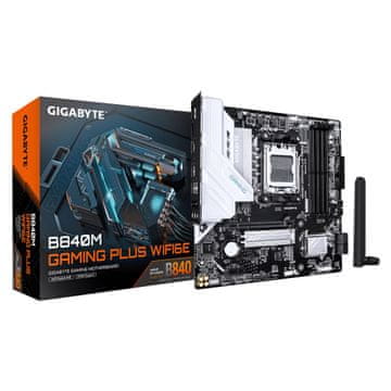 Gigabyte GIGABYTE B840M GAMING PLUS WIFI6E matična ploča, AM5, DDR5, Wi-Fi 6E