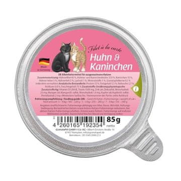 GranataPet GRANATAPET Filet á la carte Mokra hrana za mačke Piletina i kunić - 85g